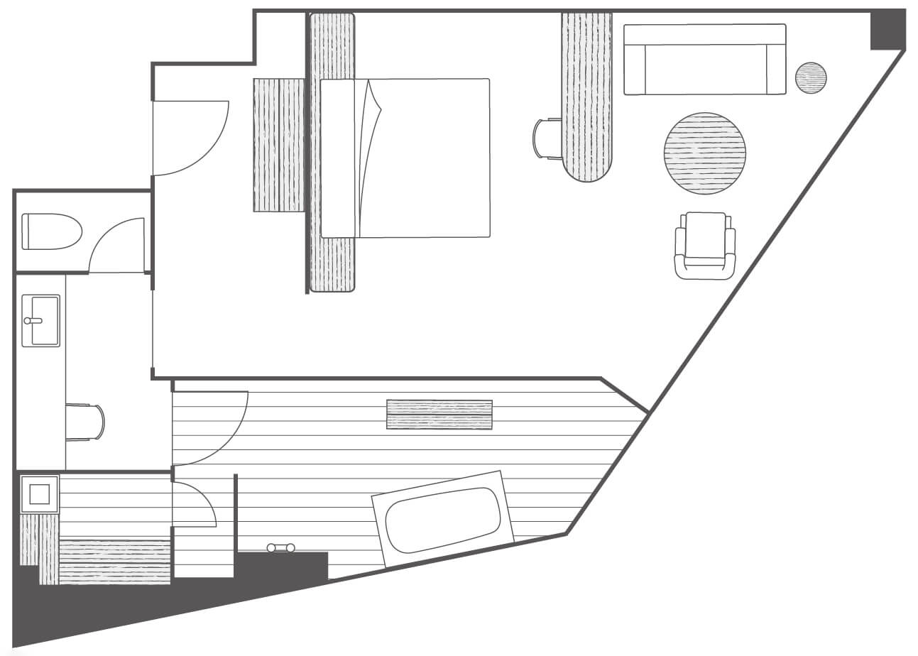 KENROKU SUITE フロアマップ